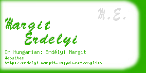 margit erdelyi business card